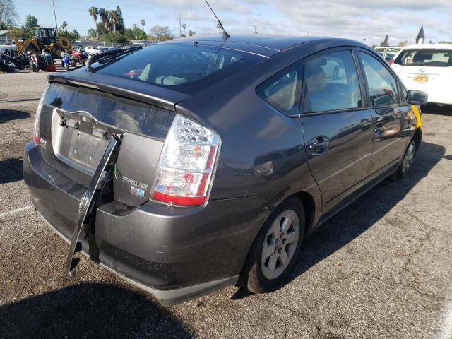 JTDKB20U163181506 - 2006 TOYOTA PRIUS GRAY photo 4