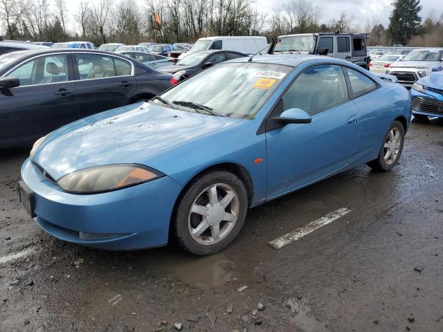 1ZWHT61L5Y5629007 - 2000 MERCURY COUGAR V6 BLUE photo 1