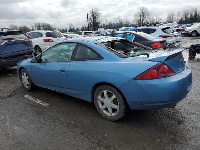 1ZWHT61L5Y5629007 - 2000 MERCURY COUGAR V6 BLUE photo 2