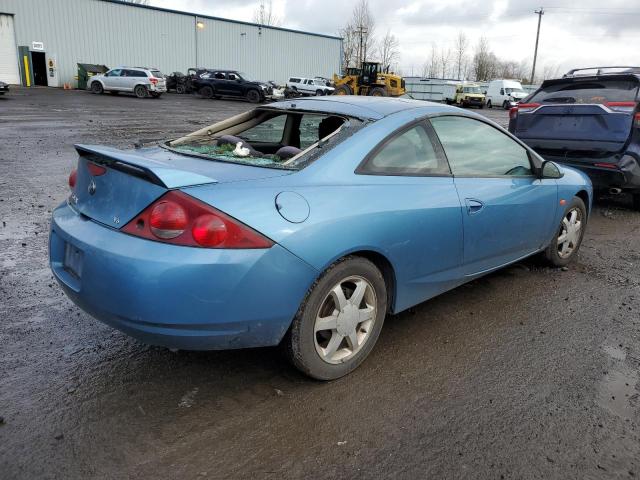 1ZWHT61L5Y5629007 - 2000 MERCURY COUGAR V6 BLUE photo 3