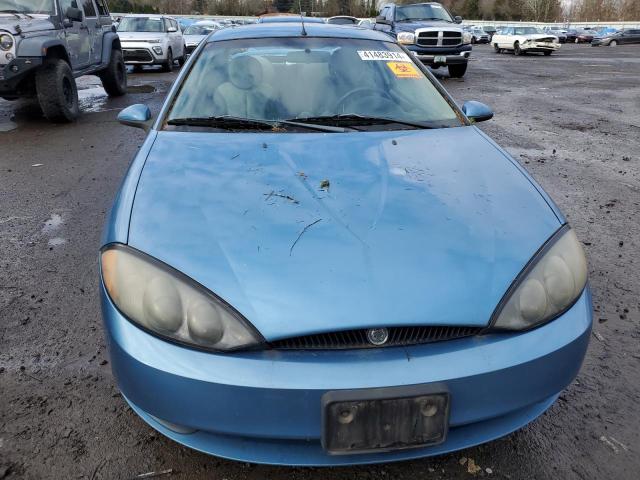 1ZWHT61L5Y5629007 - 2000 MERCURY COUGAR V6 BLUE photo 5