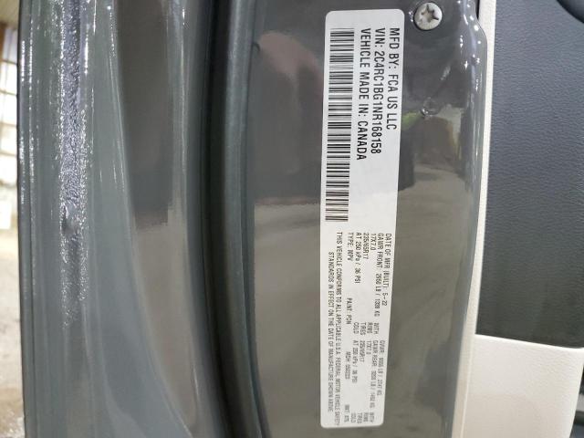 2C4RC1BG1NR168158 - 2022 CHRYSLER PACIFICA TOURING L Մոխրագույն լուսանկար 14