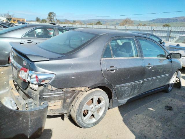 2T1BU4EE7DC119653 - 2013 TOYOTA COROLLA BASE GRAY photo 3
