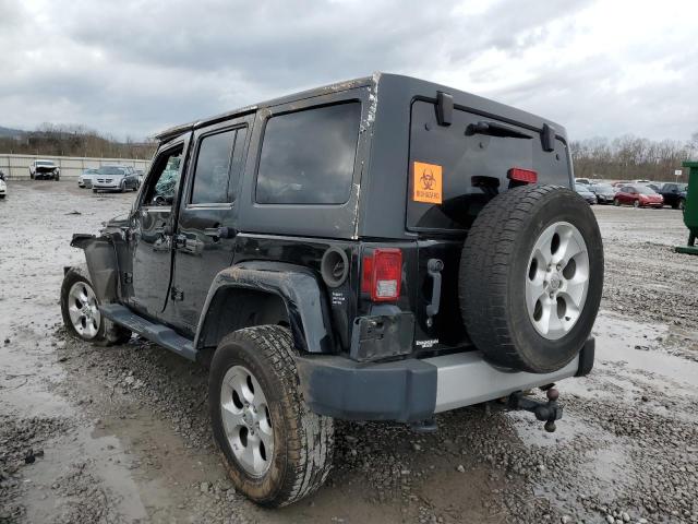 1C4BJWEG6DL549396 - 2013 JEEP WRANGLER U SAHARA BLACK photo 2