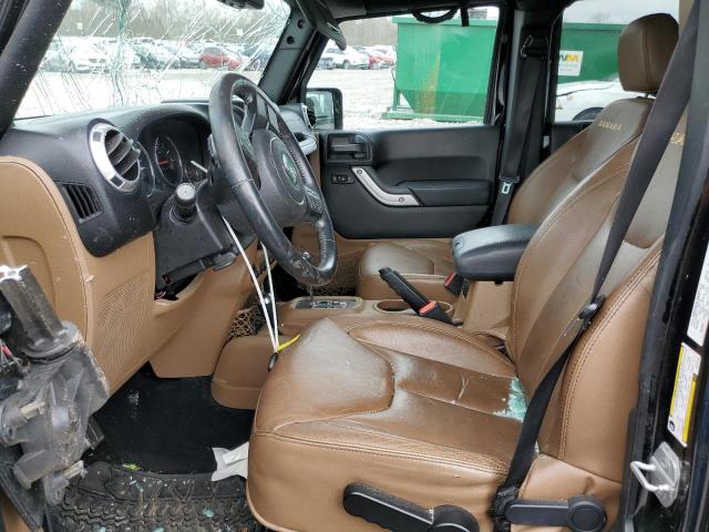 1C4BJWEG6DL549396 - 2013 JEEP WRANGLER U SAHARA BLACK photo 7