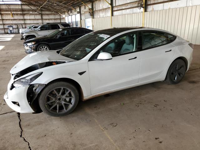 5YJ3E1EA0PF493597 - 2023 TESLA MODEL 3 WHITE photo 1