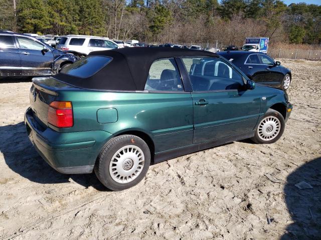 3VWCC21V41M809359 - 2001 VOLKSWAGEN CABRIO GLS GREEN photo 3