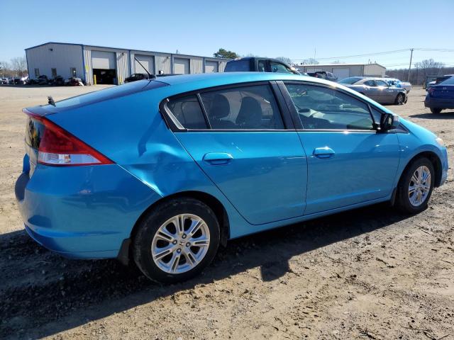 JHMZE2H76AS022420 - 2010 HONDA INSIGHT EX BLUE photo 3