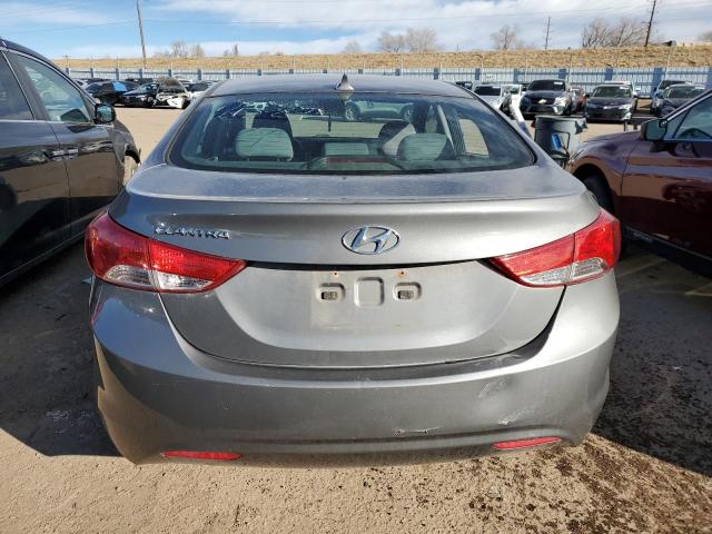 5NPDH4AE5DH436685 - 2013 HYUNDAI ELANTRA GLS GRAY photo 6