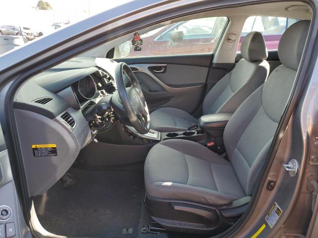 5NPDH4AE5DH436685 - 2013 HYUNDAI ELANTRA GLS GRAY photo 7