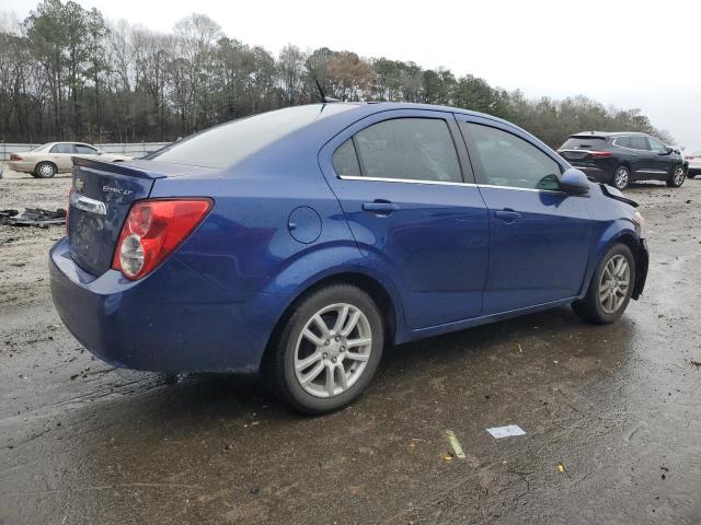 1G1JC5SH0E4221876 - 2014 CHEVROLET SONIC LT BLUE photo 3