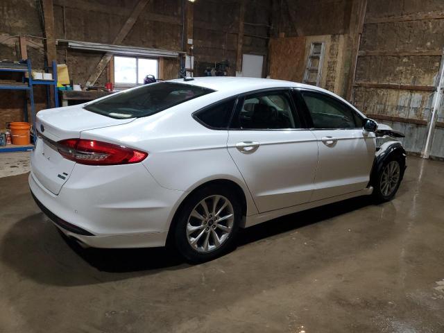 3FA6P0HD6HR167512 - 2017 FORD FUSION SE WHITE photo 3