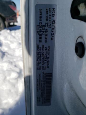 ZFBHRFBB8M6S02973 - 2021 RAM PROMASTER SLT WHITE photo 13