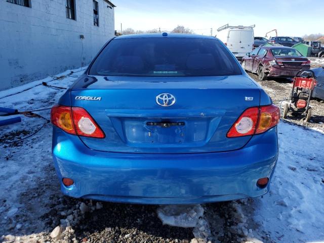 1NXBU4EE5AZ229515 - 2010 TOYOTA COROLLA BASE BLUE photo 6