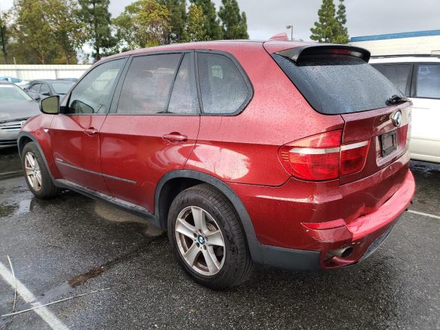 5UXZW0C53BL657744 - 2011 BMW X5 XDRIVE35D RED photo 2