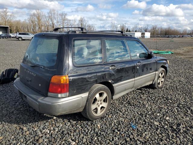 JF1SF6555XH712617 - 1999 SUBARU FORESTER S შავი ფოტო 3