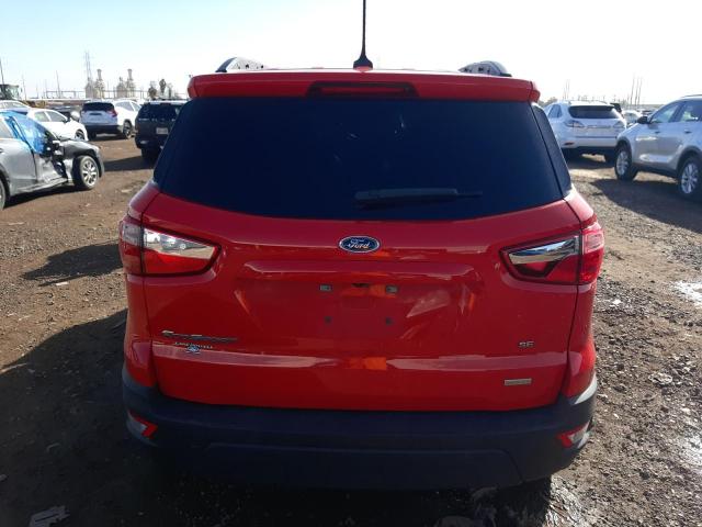 MAJ3S2GE7LC347838 - 2020 FORD ECOSPORT SE RED photo 6