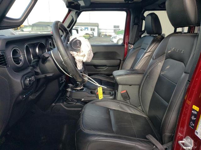 1C4JJXP68NW170129 - 2022 JEEP WRANGLER U SAHARA 4XE BURGUNDY photo 7