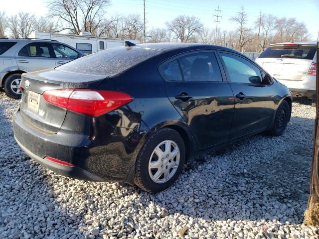 KNAFK4A6XG5594993 - 2016 KIA FORTE LX BLACK photo 3