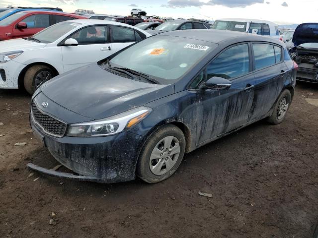 KNAFK5A84H5688473 - 2017 KIA FORTE LX BLACK photo 1