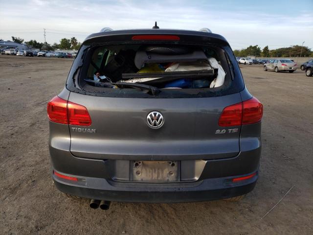 WVGAV3AXXDW584683 - 2013 VOLKSWAGEN TIGUAN S GRAY photo 6