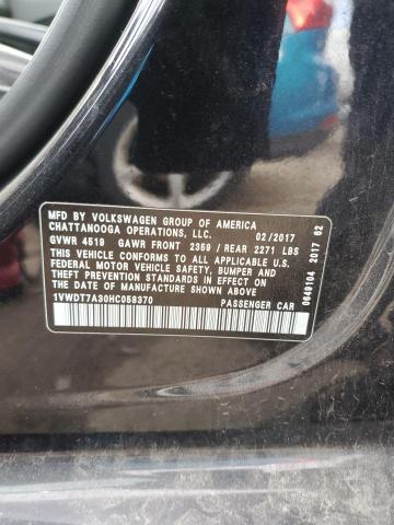 1VWDT7A30HC058370 - 2017 VOLKSWAGEN PASSAT R-LINE Qara foto 12