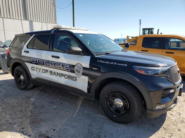 1FM5K8AB1NGA03787 - 2022 FORD EXPLORER POLICE INTERCEPTOR შავი ფოტო 4