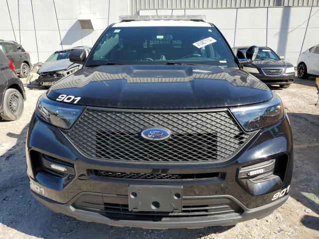 1FM5K8AB1NGA03787 - 2022 FORD EXPLORER POLICE INTERCEPTOR BLACK photo 5