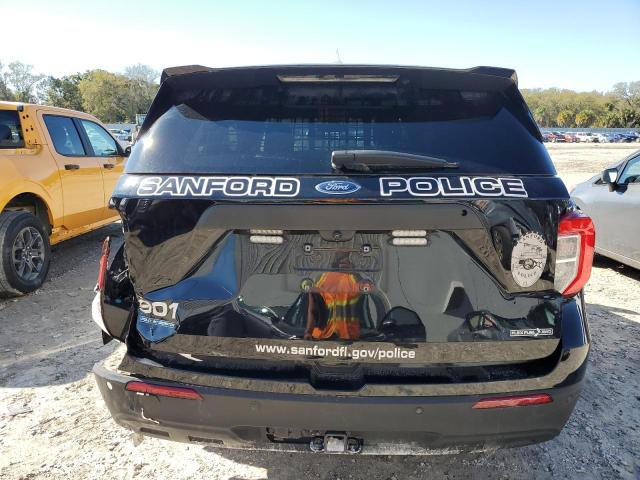 1FM5K8AB1NGA03787 - 2022 FORD EXPLORER POLICE INTERCEPTOR BLACK photo 6