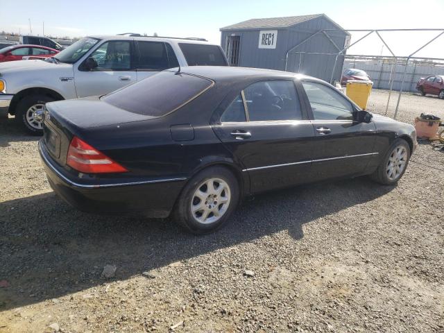 WDBNG75J61A157702 - 2001 MERCEDES-BENZ S 500 BLACK photo 3