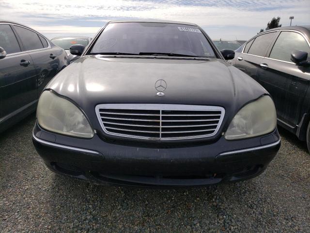 WDBNG75J61A157702 - 2001 MERCEDES-BENZ S 500 BLACK photo 5