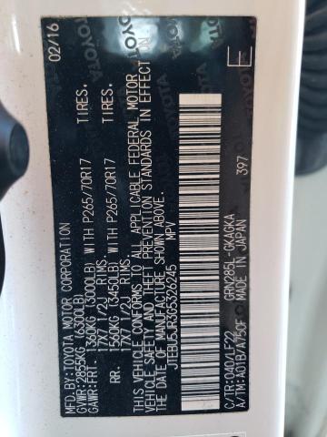 JTEBU5JR3G5326245 - 2016 TOYOTA 4RUNNER SR5/SR5 PREMIUM 白色 照片 14