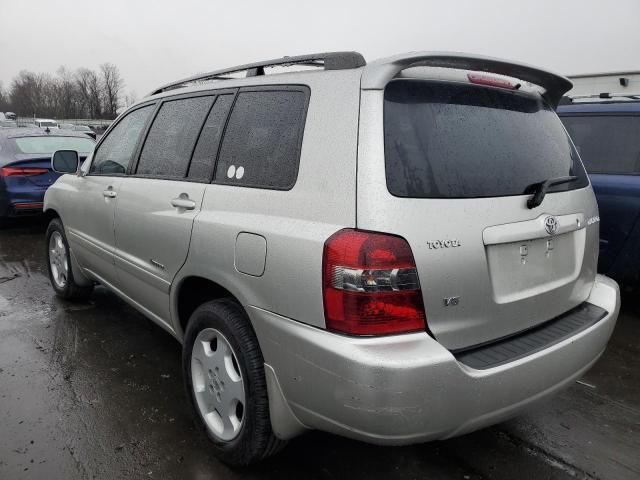 JTEDP21A770137961 - 2007 TOYOTA HIGHLANDER SPORT SILVER photo 2