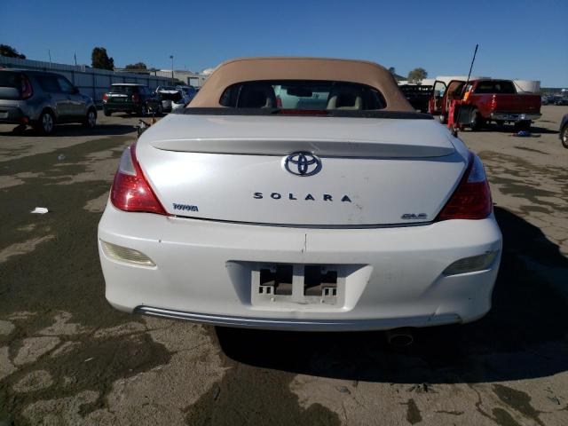 4T1FA38P07U126402 - 2007 TOYOTA CAMRY SOLA SE WHITE photo 6