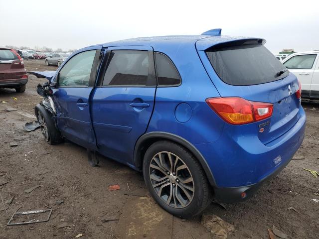 JA4AP3AW3HZ028204 - 2017 MITSUBISHI OUTLANDER ES BLUE photo 2