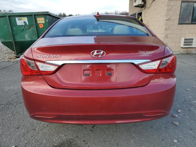 5NPEB4AC7CH380610 - 2012 HYUNDAI SONATA GLS RED photo 6