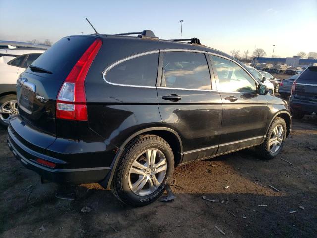 5J6RE4H73AL098775 - 2010 HONDA CR-V EXL BLACK photo 3