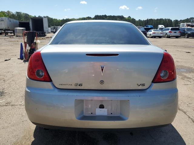 1G2ZG528754160853 - 2005 PONTIAC G6 SILVER photo 6