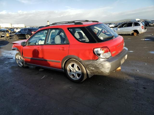 JF1GG68504H812764 - 2004 SUBARU IMPREZA OUTBACK SPORT RED photo 2