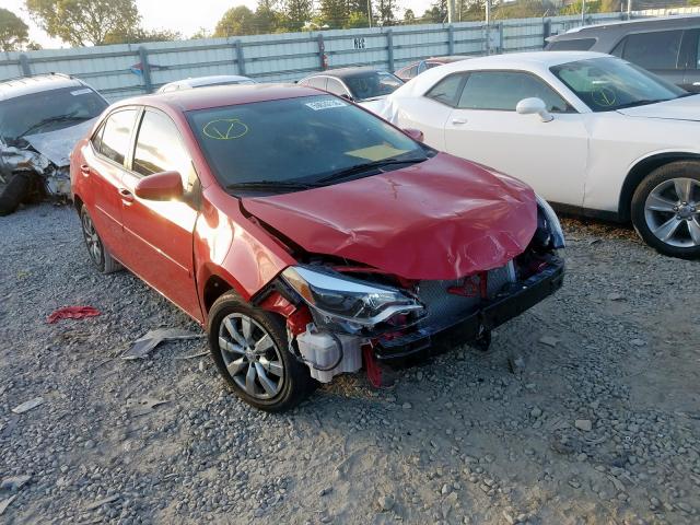 2T1BURHE6GC672758 - 2016 TOYOTA COROLLA L RED photo 1