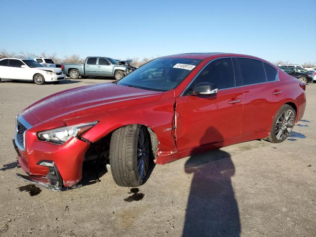 JN1FV7AP4JM460291 - 2018 INFINITI Q50 RED SPORT 400 RED photo 1