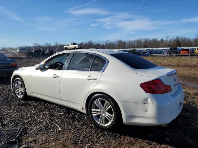 JN1DV6AP2BM600941 - 2011 INFINITI G25 BASE WHITE photo 2