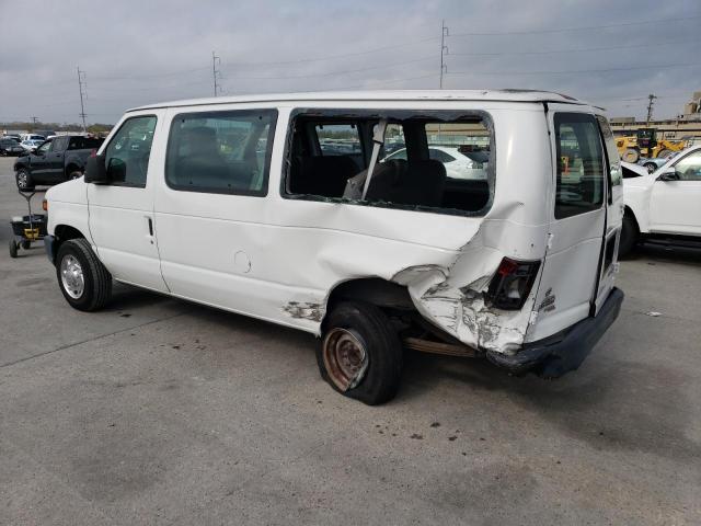 1FMNE1BW9ADA08022 - 2010 FORD ECONOLINE E150 WAGON WHITE photo 2