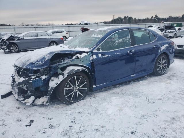 4T1T11AK6PU178381 - 2023 TOYOTA CAMRY SE NIGHT SHADE BLUE photo 1