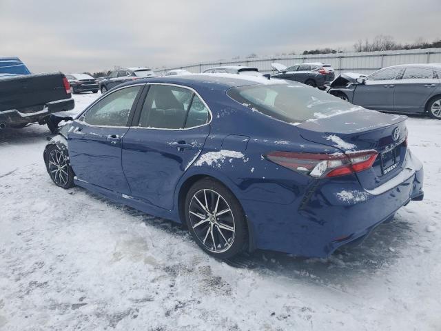 4T1T11AK6PU178381 - 2023 TOYOTA CAMRY SE NIGHT SHADE BLUE photo 2
