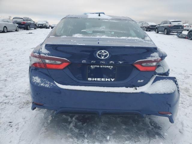 4T1T11AK6PU178381 - 2023 TOYOTA CAMRY SE NIGHT SHADE BLUE photo 6