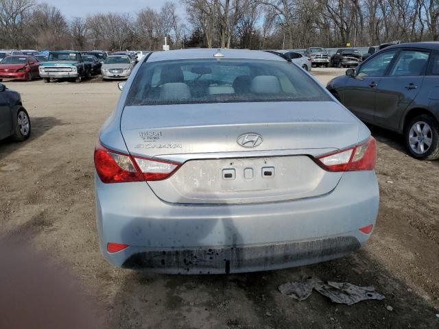 5NPEB4AC5EH853522 - 2014 HYUNDAI SONATA GLS SILVER photo 6