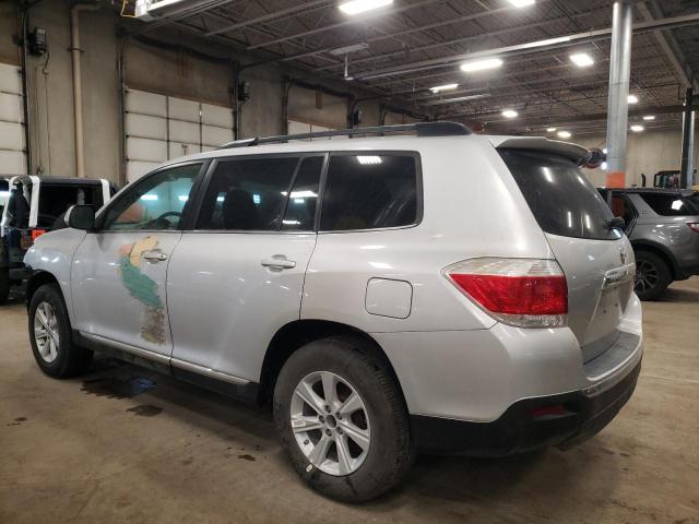 5TDBK3EH1DS199873 - 2013 TOYOTA HIGHLANDER BASE فضي صورة 2