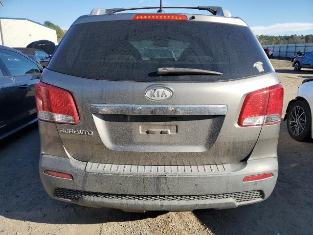 5XYKT4A63DG412309 - 2013 KIA SORENTO LX SILVER photo 6