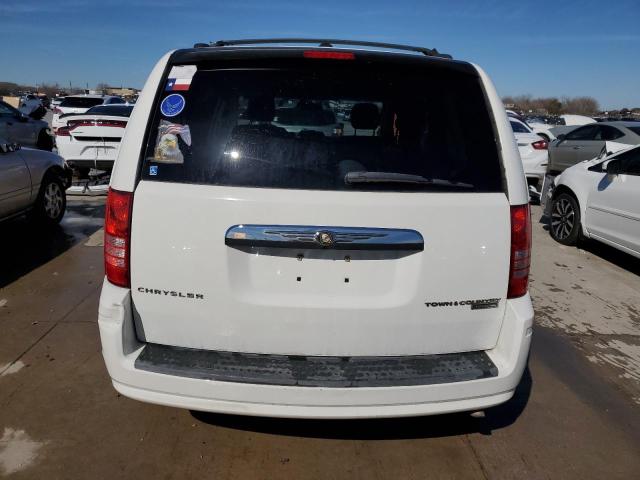 2A4RR5D11AR103443 - 2010 CHRYSLER TOWN & COU TOURING WHITE photo 6